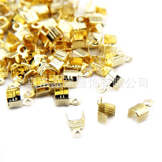 35/万金属配件 三线小夹片 14k DIY饰品配件夹片批发手工艺品