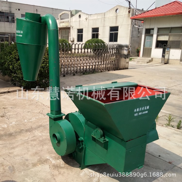 生产定制沙克龙粉碎机全自动自动进料破碎机杂草秸秆打草机慧诺