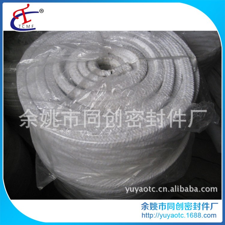 厂家直销陶瓷纤维绳陶纤编绳强度高柔韧性好具备了高温隔热性能