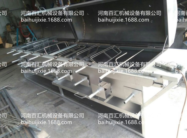 新型木炭烤全羊炉肉质鲜嫩 环保卫生乳羊烧烤机 自动控温烤全羊机