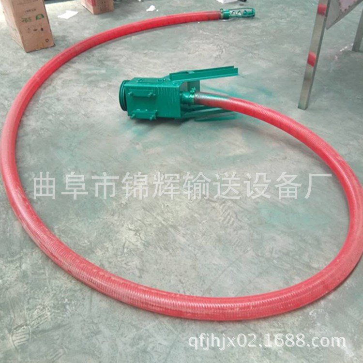新型养殖饲料厂饲料颗粒软管输送机 非标吸粮机设备 锦辉机械