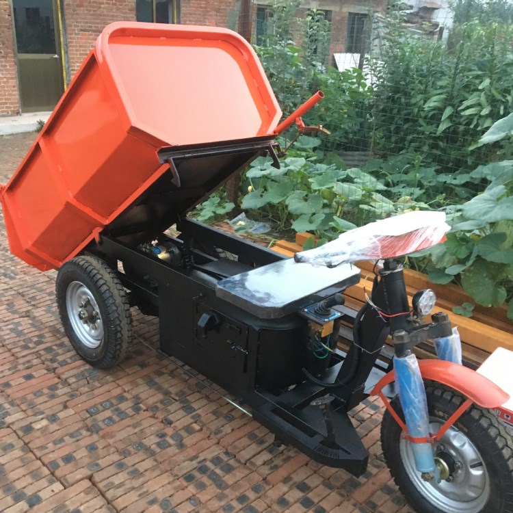 工地专用小型自卸三轮车 短途运输自卸翻斗车 建筑沙石用三轮车