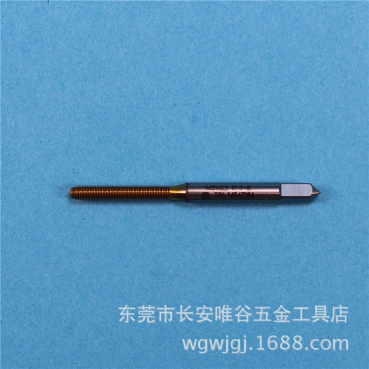 厂家批发TOSG镀钛长牙型挤压丝攻M3X0.5RH7-B电镀前加大精度丝锥