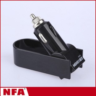 NFA纽福克斯汽车用品 迷你小精灵车载充电器 双USB 1年保修