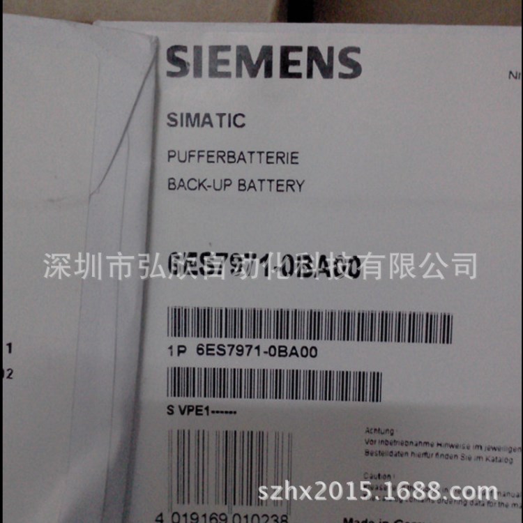 国产西门子PLC电池 6ES7 971-0BA01 S-7-400电池现货