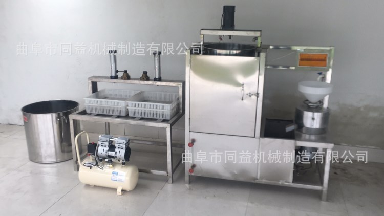 家庭作坊设备豆腐机培训厂家免费 卤水豆腐机视频 美味可口油皮机