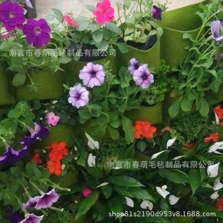 厂家直销毛毡种植袋 美植袋加厚种植植物袋 环保育苗容器植物袋