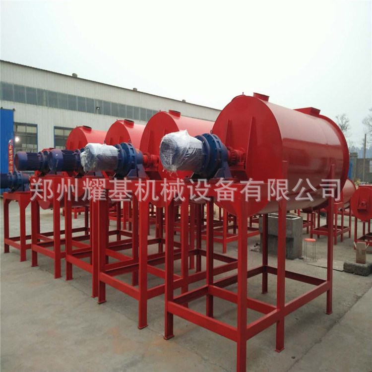 双轴带膏状搅拌混合机 自动上料砂浆搅拌机 干粉砂浆生产线厂家