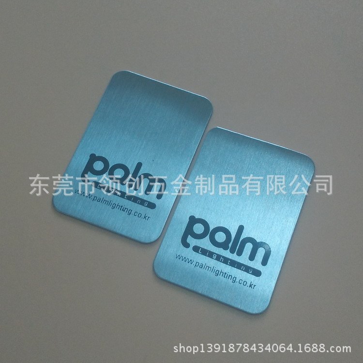厂家供应不锈钢商标LOGO牌  超薄金属标贴