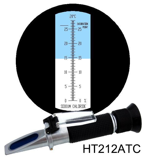 便携式盐度计折射仪0-28%salinity refractometer肉汤食品咸测量