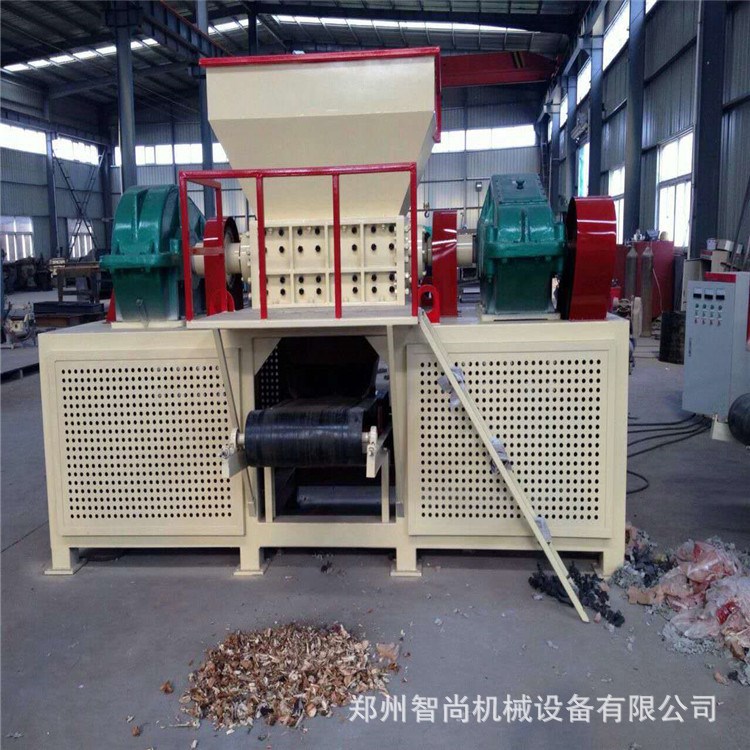新款双轴撕碎机 生活垃圾粉碎机 轮胎油桶撕碎机型号