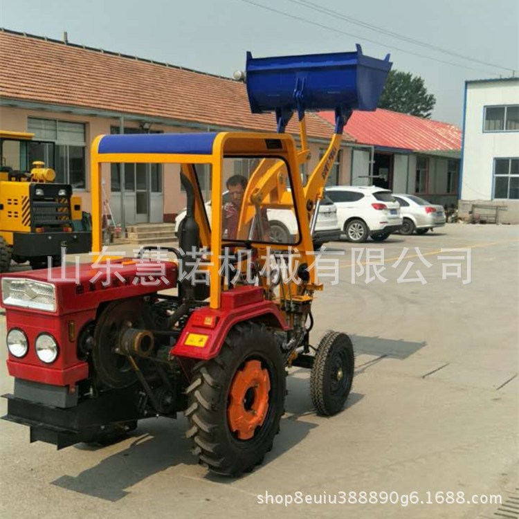 全新小型装载机轮式小铲车装卸机推土抓草机建筑工地农用液压铲车