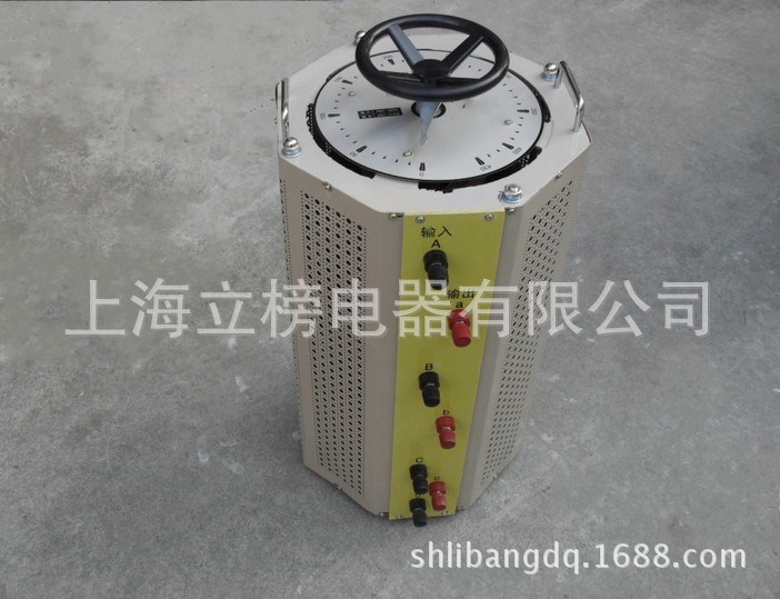 三相调压器 三相接触式调压器TSGC2-50KVA 0-430V可调 电动调压器