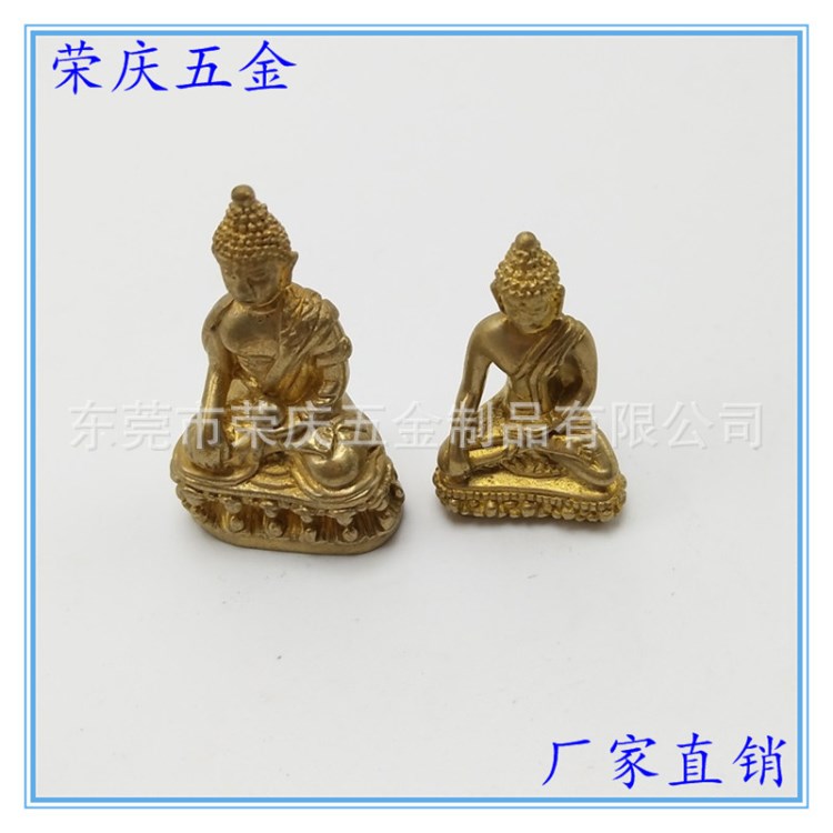 提供铸造黄铜小佛头 浇铸黄铜装饰品  翻砂黄铜饰品 工艺品件产品