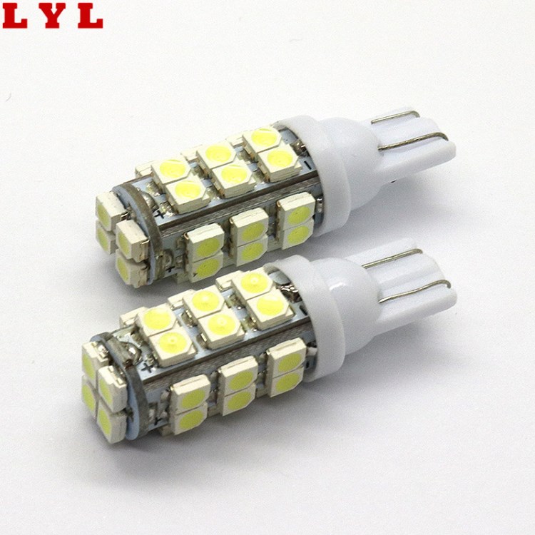 T10 W5W 194 3528 1210 28SMD 示宽灯 仪表灯 牌照灯 LED