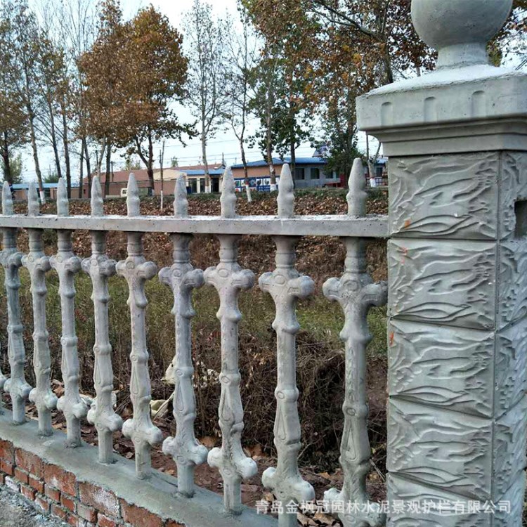 水泥仿木栏杆 塑木栏杆 桥梁护栏 河道护栏