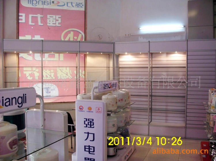 万用槽板展示架 家用电器展示货架 铝合金展示架 汽车用品展示架