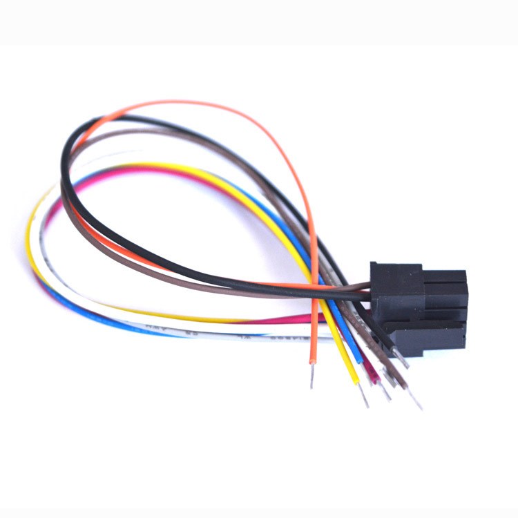 供应MOLEX43030-0004端子线4.2-8P黑色双排端子线电机连接线