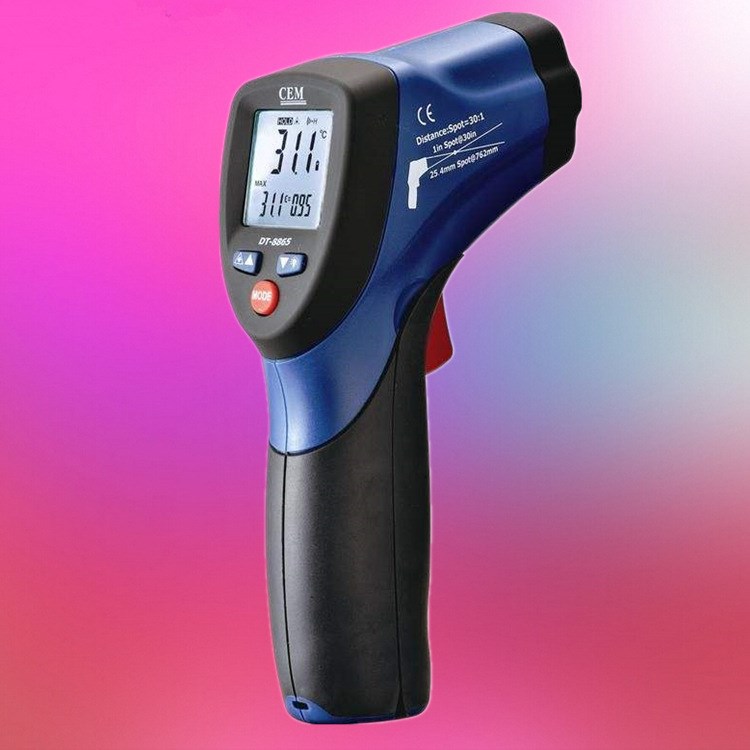 CEM华盛昌DT8856H红外测温仪工业非接触测温枪DT-8856H高温测温仪