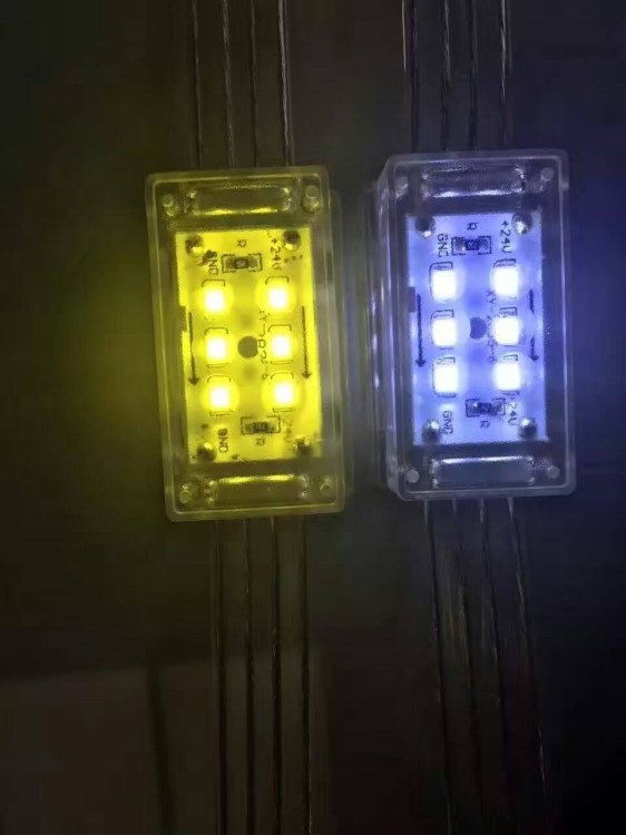 LED5050楼盘轮廓户外亮化6灯模组