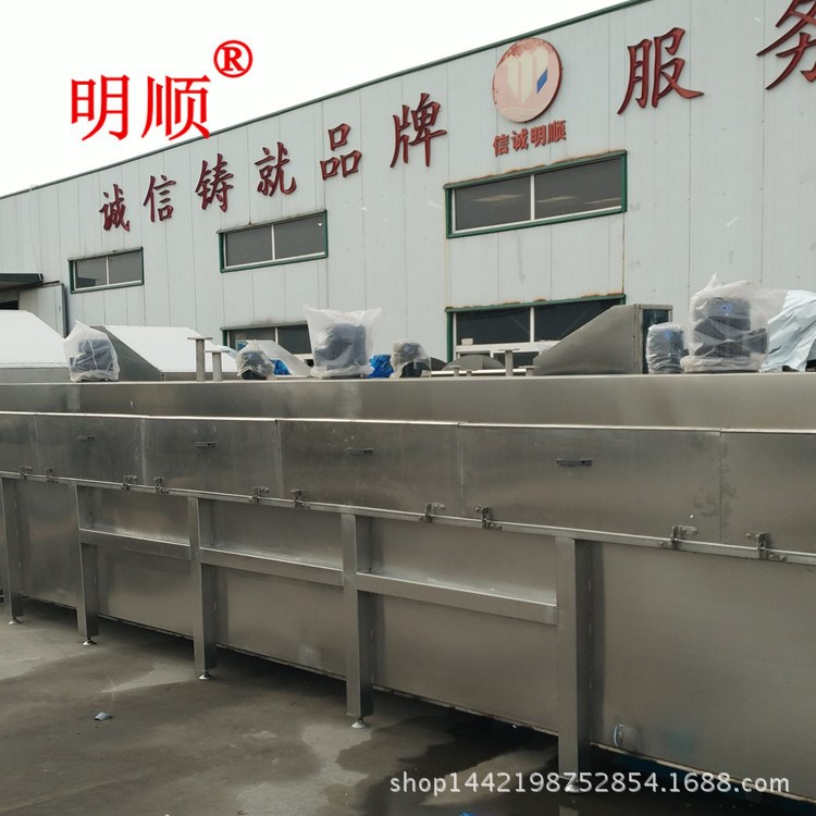 大容量鸡鸭宰杀浸烫池鸡宰杀流水线成套设备烫毛机 机械密封
