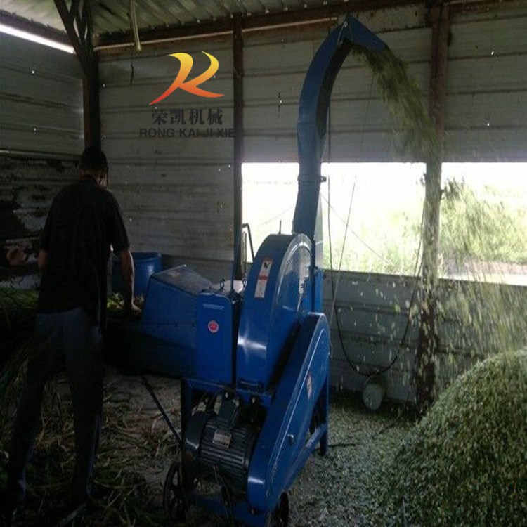 广西牧草铡草机 小型家用青贮铡草机 多功能自力铡草机厂家