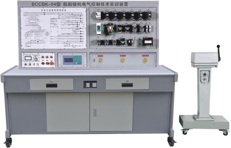 船舶绞缆机电气控制技能实训装置
