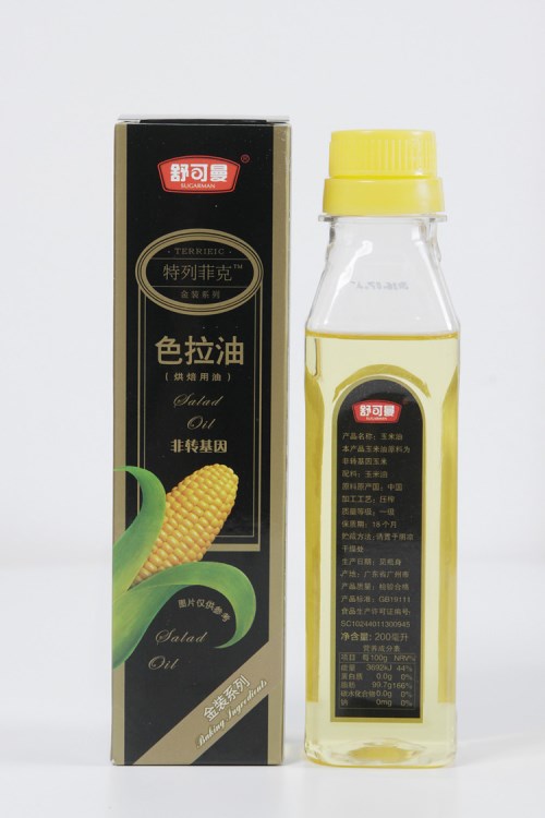 特列菲克色拉油 舒可曼色拉油 200ml 非转基因 蛋糕面包烘焙用油