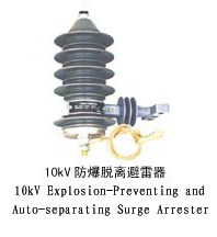 YH5WS-17/50SPE户外防爆自动脱离金属氧化物避雷器