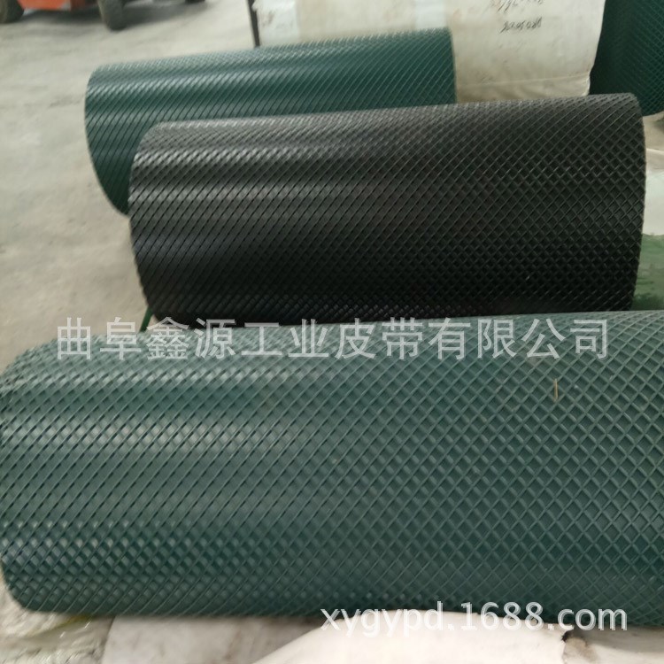江苏徐州砂光机皮带环形无缝花纹耐磨输送带
