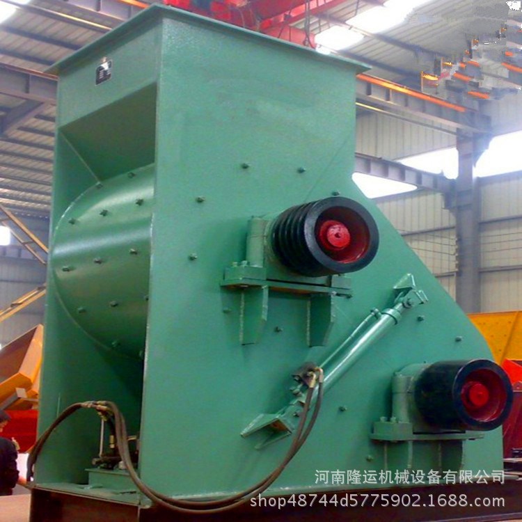 大型煤矸石双击式破碎机 石灰岩 砖瓦厂的煤渣炉渣矿渣页岩破碎机