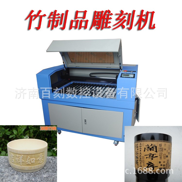 竹木制礼品工艺品激光雕刻机 筷子筒 圆筷子笼 竹筷子筒雕字刻花