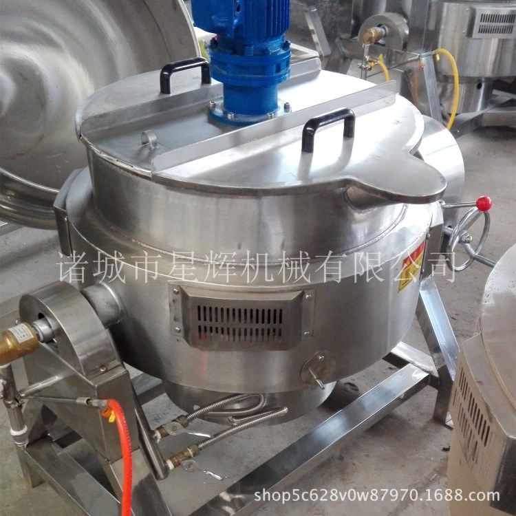 炒番茄酱大型炒酱锅 牛肉拌面酱专用自动炒锅  自动搅拌炒酱炒锅