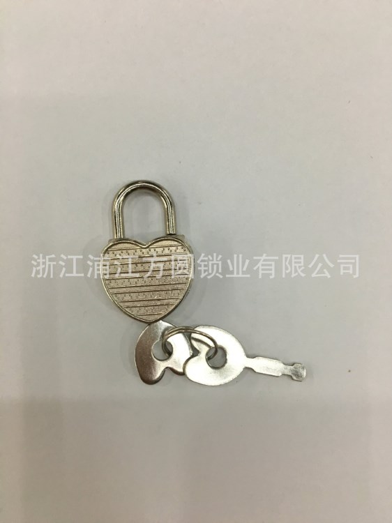 批发心型笔记本锁文具盒锁牛奶箱锁储钱罐小锁 锁