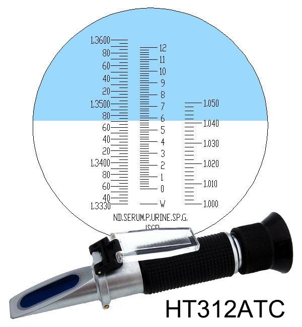 孕妇人尿比重计动物血清蛋白浓度检测试宠物折射仪医用临床折光仪