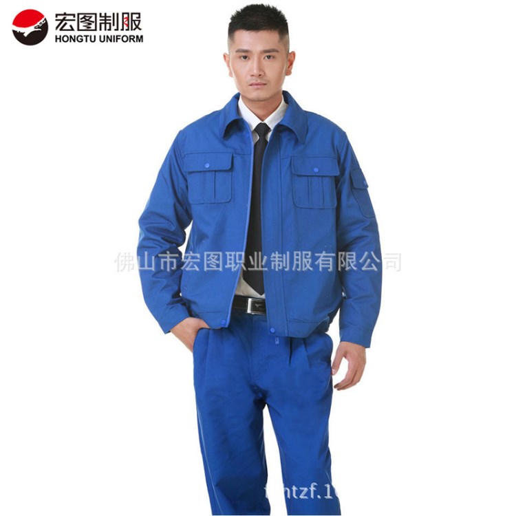 制服工作服批发男款工程服劳保服耐用汽修服装饰服新款