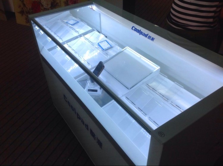 手机精品展柜玻璃展示柜定制玻璃柜钢化玻璃展柜手机展示柜