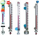 供应远传信号4~20mA输出磁翻板液位计 防爆液位控制器 就地显示