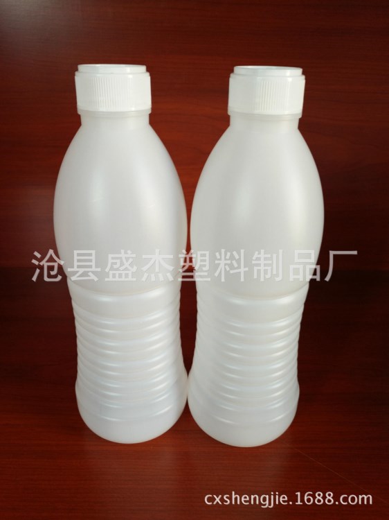 生产1升 1000ml 乳酸菌饮料瓶  液体瓶 化工瓶 HDPE白色 塑料瓶子