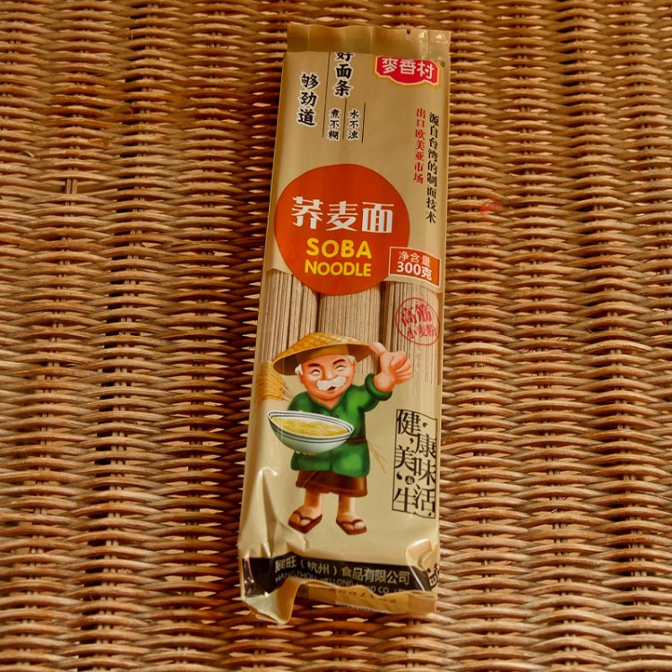 麦香村系列之小农夫荞麦面精制面条300g*30/箱