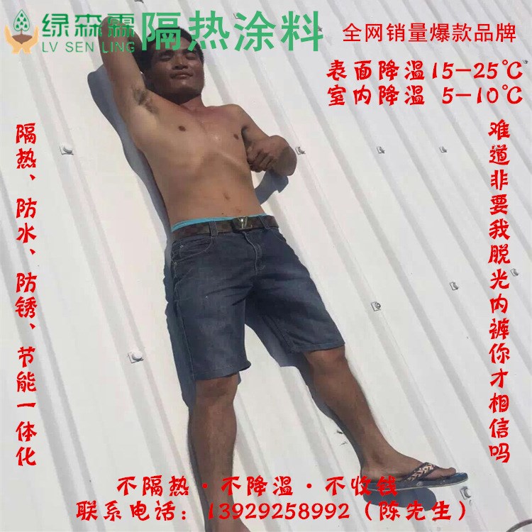 绿森霖防水隔热涂料直销 厂房隔热漆 屋顶隔热涂料 外墙隔热涂料