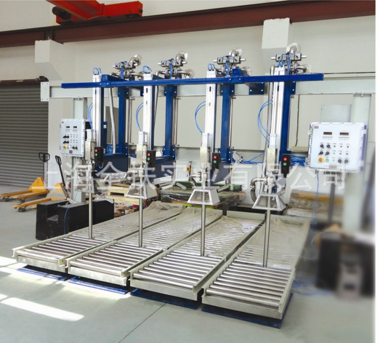 液体定量灌装机 150kg液体灌装秤 液体智能化罐装秤厂家直销
