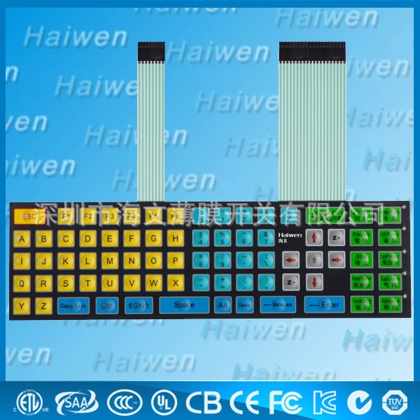 生产membrane keyboard switch，软性线路导电薄膜开关