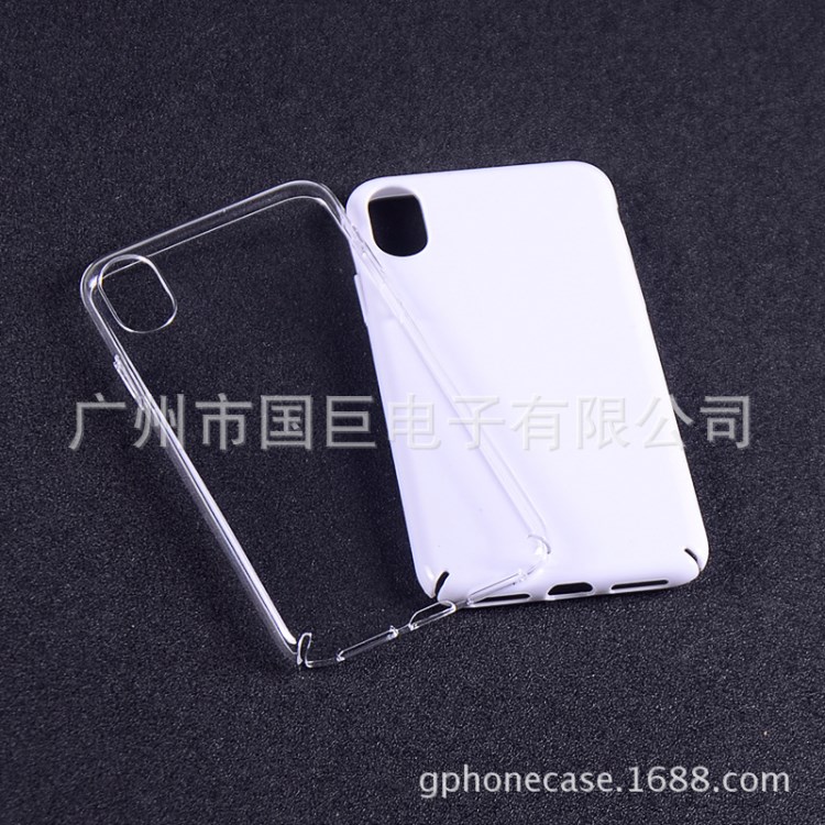 新品iPhoneX手机壳 四边包PC壳喷油染色渐变镀膜加工 工厂批发