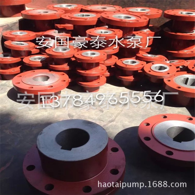 河北直销联轴器 水泵靠背轮 柱销式联轴器 三爪式联轴器105x25