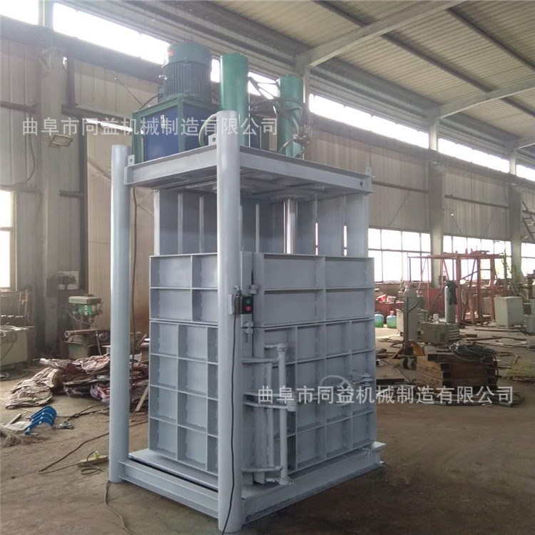 供应新疆羊毛打包压缩机 单面进料半自动打包成型机 农业包装设备