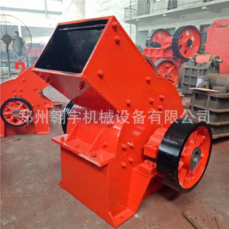 建筑垃圾移动锤式破碎机 中型混凝土粉碎机 铁矿石环锤破碎机
