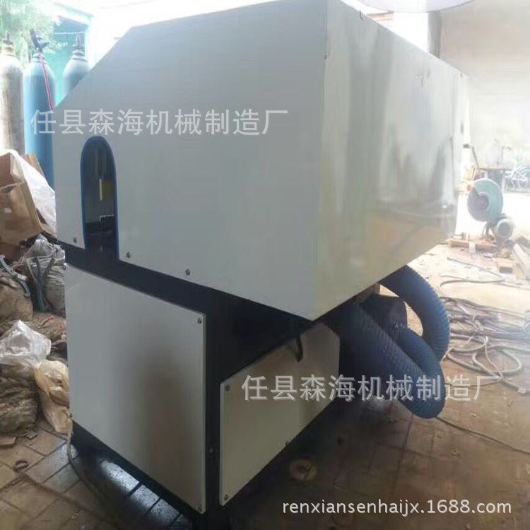小型立式圆管抛光机 全自动钢管除锈刷漆机 两工位钢管除锈机