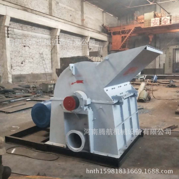 多功能双进料口木材粉碎机 移动树枝锯末粉碎机 模板树根破碎机