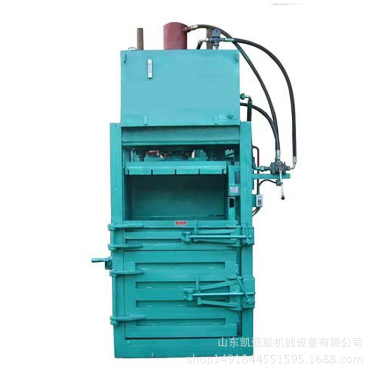 纸箱纸壳打包机 双缸100吨液压铁屑打包机 半自动立式废纸打包机